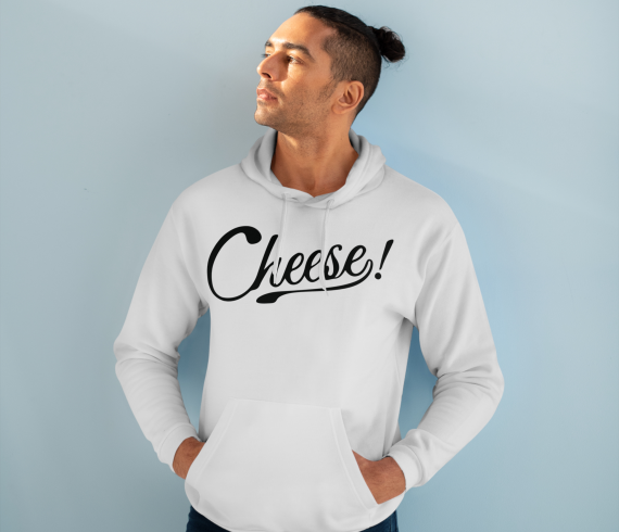 Cheese Teddy Baskılı Hoddie Sweatshirt